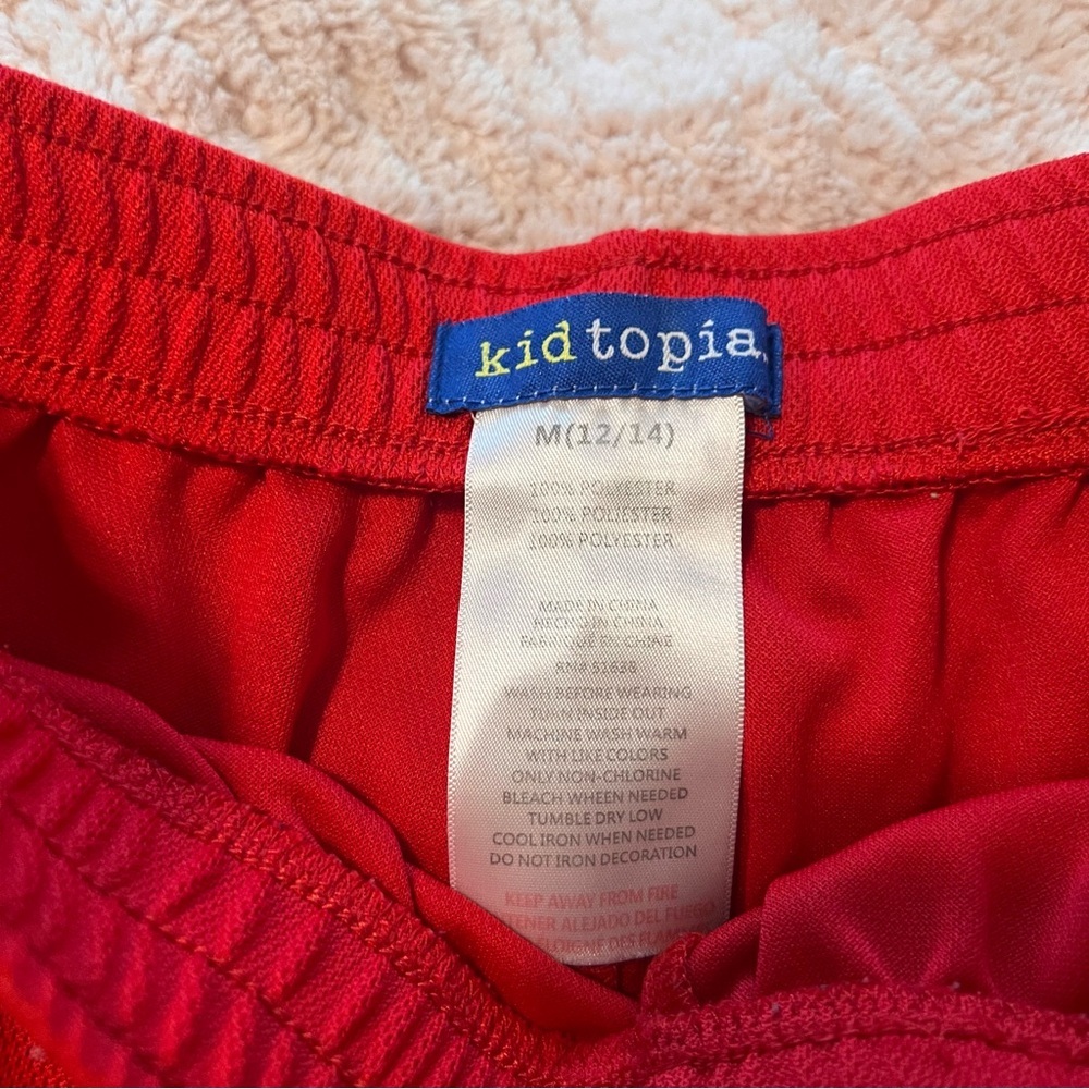 Topia Kids Red and Black Striped Active Shorts Bundle 12/14 - Picture 6 of 11